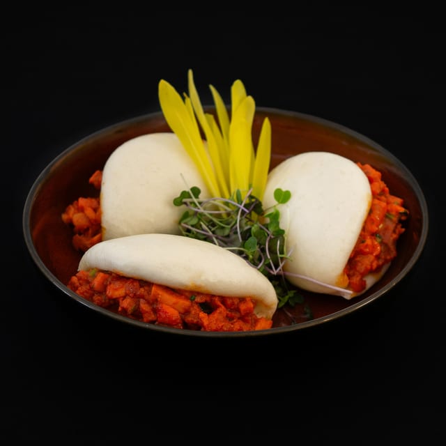 Truffle Bhuna Chicken Bao Buns (3).