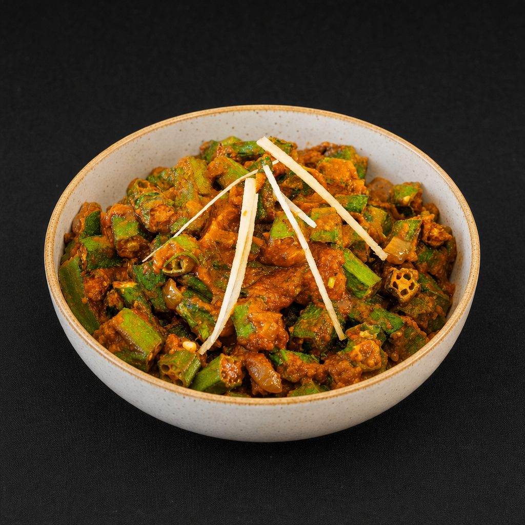 Bhindi Masala (Vegan).