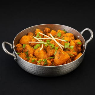 Aloo Gobi Masala Dum (Vegan)