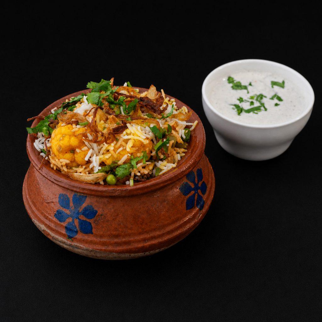 Vegetable Biryani.