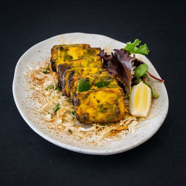 Pudina Paneer Tikka.