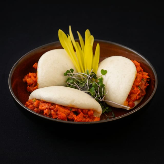 Truffle Bhuna Chicken Bao Buns (3).