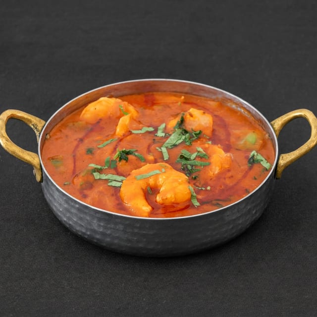 Garlic Shrimp Bhuna.