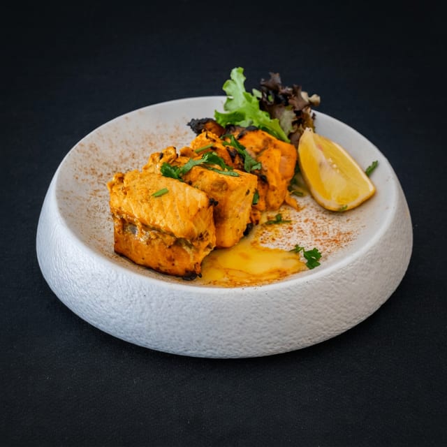 Achari Fish Tikka.